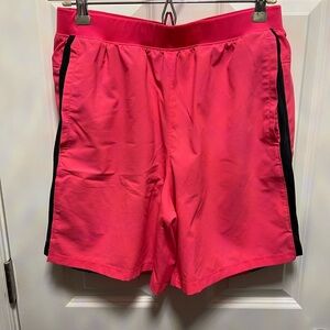 Under Armour HeatGear Pink Shorts - Size L - Like New - 7” Inseam